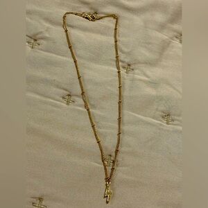 Lightning bolt rhinestone necklace⚡️